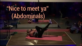 “Nice to meet ya” /floor work/ Dance fitness with JoJo Welch