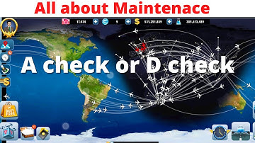 A and D check l Airlines Manager Tycoon l How to do Maintenance in airlines Manager Tycoon best tips