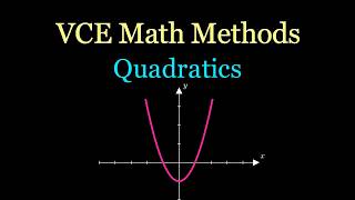 VCE Maths Methods 1 & 2: Introduction to Quadratic Functions