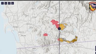 CAL FIRE interactive map tracks wildfire data in California