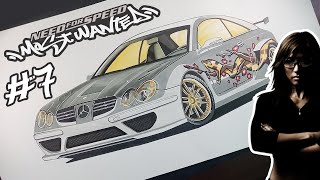 Need for Speed Most Wanted Blacklist # 7 Mercedes CLK500 DTM | Time Lapse