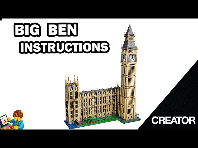 vegetarisk Rød læber LEGO INSTRUCTIONS - Big Ben - CREATOR - LEGO Set 10253 - YouTube