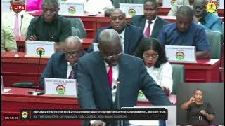 🔴 LIVE: Finance Minister Dr. Ato Forson Presents 2026 Budget Statement in Parliament