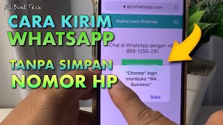 Cara Berkirim Whatsapp Tanpa Simpan Nomor Handphone screenshot 4