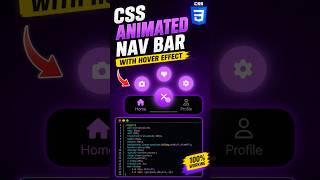#video #css#java  Glowing Navbar UI Using HTML CSS &amp; JS #youtubeshorts #webdevelopment #programming