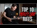 TOP 10 MÖTLEY CRÜE RIFFS | Sebastian Lindqvist Guitar Cover