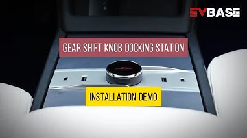 Installation Demo | Gear Shift Knob With Docking Station for Tesla Model 3 Highland
