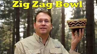 Zig Zag Segmented Bowl Let