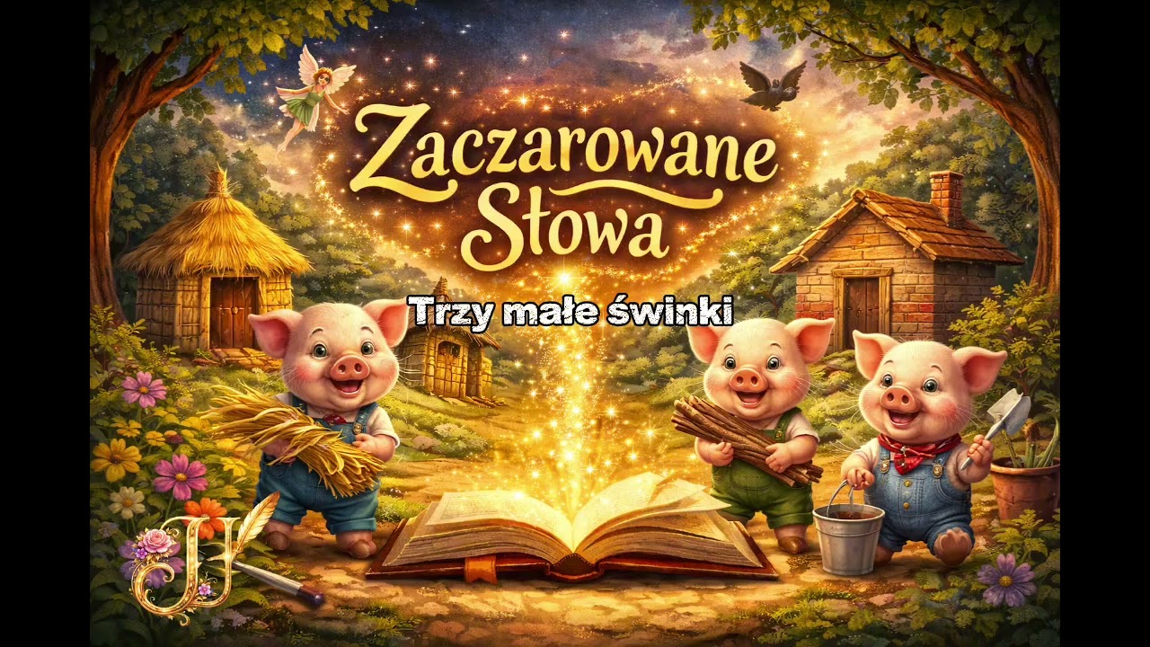 Trzy małe świnki I Audiobajka dla dzieci I Słuchowisko, audiobook I Zaczarowane słowa