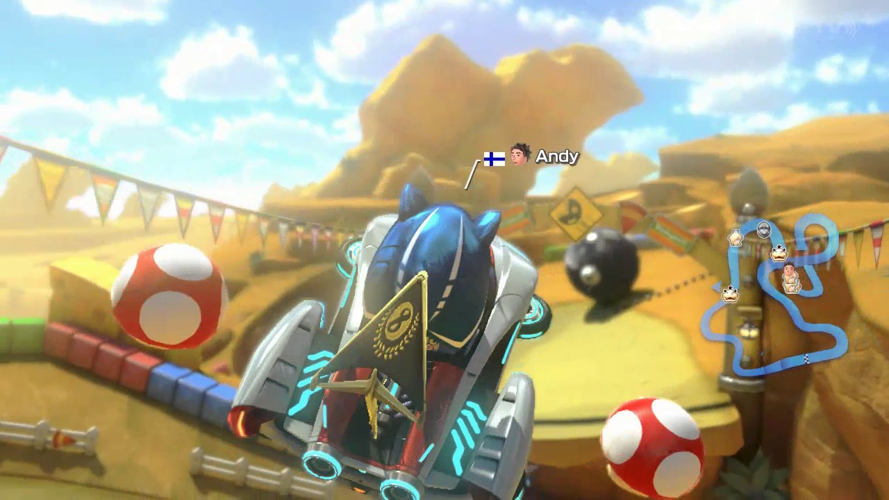 Wii U - Mario Kart 8 - (GBA) Cheese Land (Online Mode) 2
