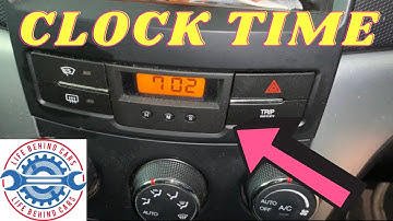 Ssangyong Korando Clock Time Settings