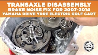 Fixing Brake Noise Golf Cart Transaxle | 2008 Yamaha YRDE G29 Electric Golf Cart | Golf Cart Repair