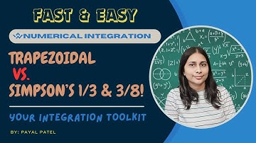 Numerical Integration |Trapezoidal & Simpson’s Rule Made Easy: Simple Tricks to Remember the Formula
