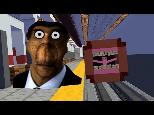 TRAIN EATER EATS!!! OBUNGA!!! IN MINECRAFT ANIMATION!!! class=