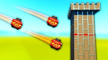 TOPPLE THE TOWER With The Least Explosives!