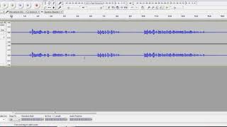 Remove silence or empty space audacity for lenghty audio