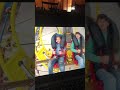 Kid passes out twice on slingshot ride.