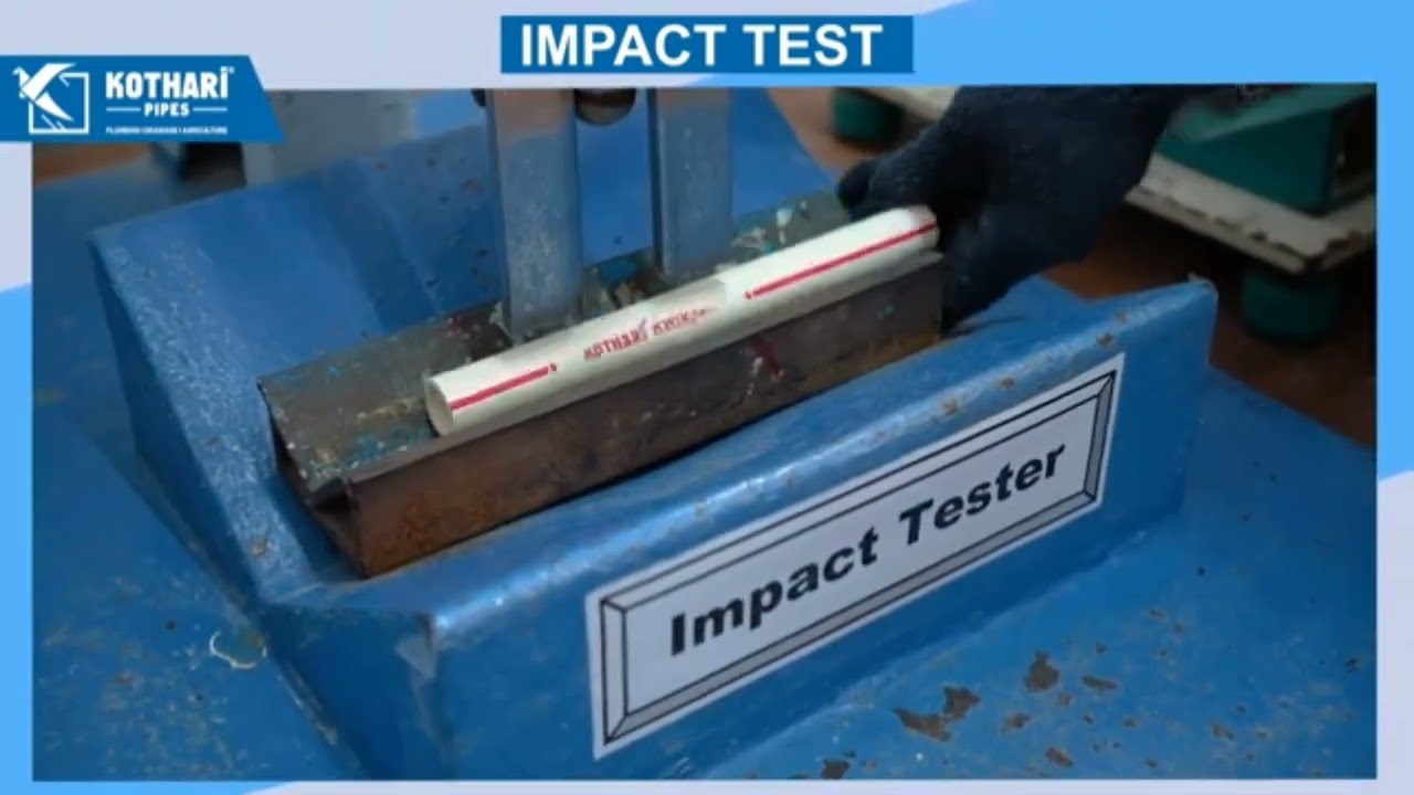 Kothari CPVC Pipe Impact Test