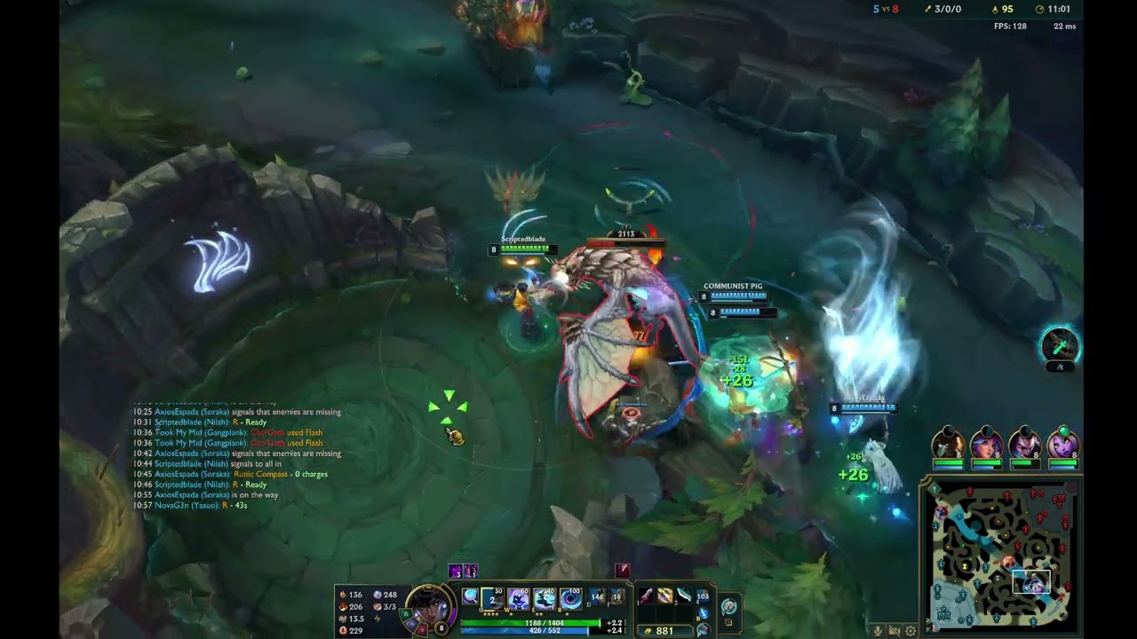 Nilah and Soraka vs Miss Fortune and Nami | ADC | Platinum 2 NA | 26.02