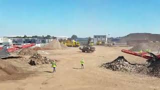 waste & concrete recycling operation in Uk