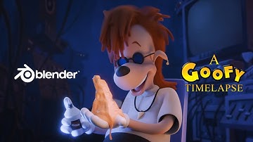 Leaning Tower of Cheeza | A GOOFY Timelapse in Blender & Nomad Sculpt