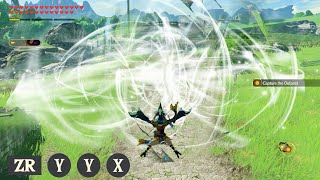 Hyrule Warriors Age Of Calamity - Revali Complete Moveset
