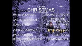 CHRISTMAS FAVOURITES (1): GREAT SINGERS : ORIGINAL RECORDINGS : PLAYLIST LINK IN VIDEO DESCRIPTION