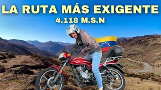 Intento llegar al lugar MAS ALTO de VENEZUELA en una moto 150CC | 🏍️🇻🇪