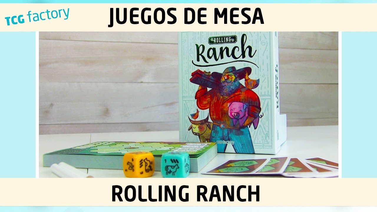 🐔🐷🎲 ROLLING RANCH 🐔🐷🎲 Juego de mesa Roll & Write en español