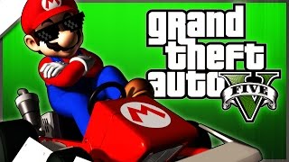 Amazing Mario Track - Gta 5 Racing Funny Moments