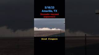 5/18/23 Amarillo TX #tornado warned supercell #texas #stormchaser #tornadoes #supercell #hail
