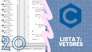 Linguagem C - Videoaula 20 - Lista 7 - Vetores