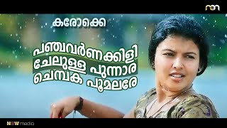 പഞ്ചവർണ്ണകിളി ചേലുള്ള l KARAOKE WITH LYRICS l Panchavarnakili Chelulla Punnara Unplugged l Now media