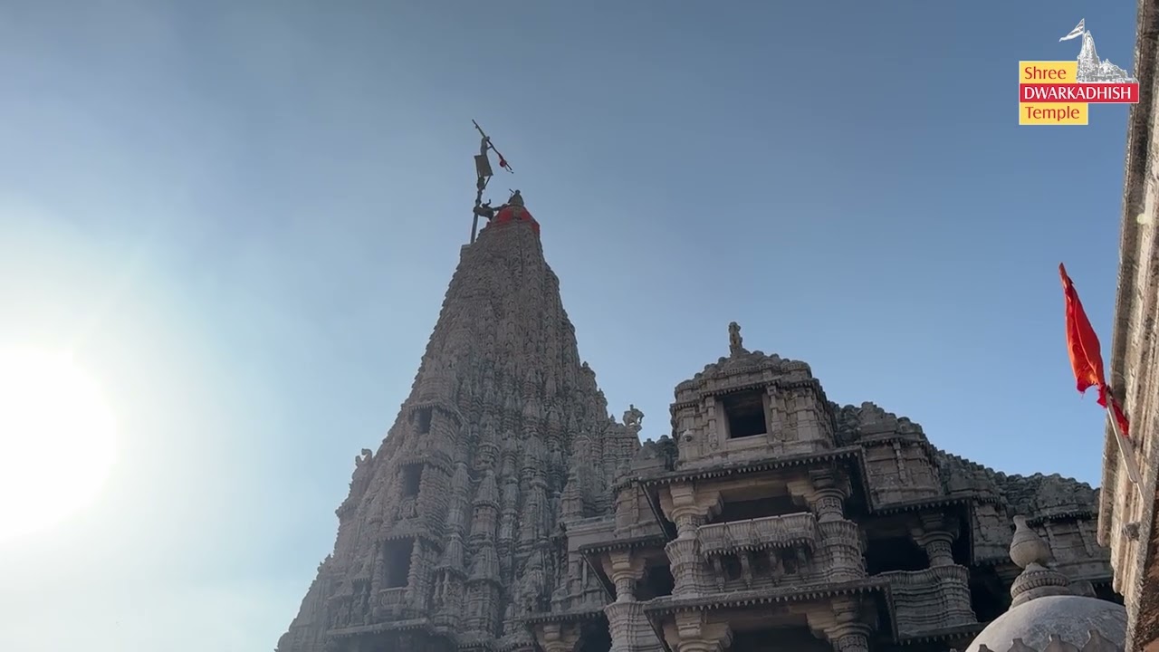 Dwarkadhish Temple Dhwaja Arohan Dt.08/03/2026
