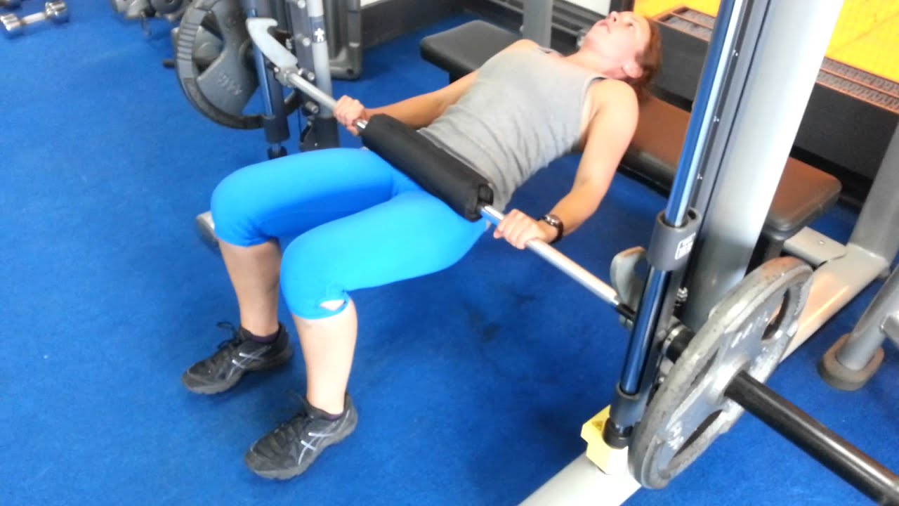 Smith Machine Hip Thrust Youtube