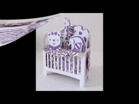 Download Baby Crib Card In A Box SVG Cutting File - YouTube