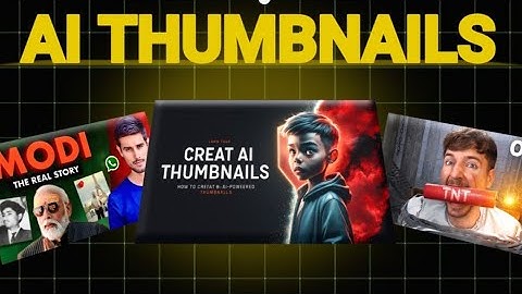 How to Make Thumbnails Using Ai | How I Actually Make Viral AI THUMNAILS In Just 5 Minutes
