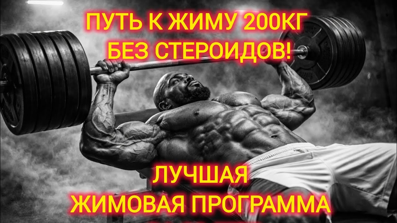 Лучшая программа тренировок для увеличения жима лёжа за 30 лет! Путь к жиму лёжа 200уг без стероидов