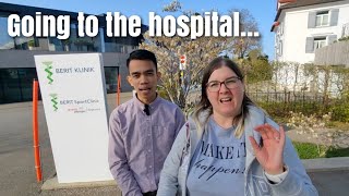 My mother is in the hospital because she had a big operation... / AMWF couple in Switzerland