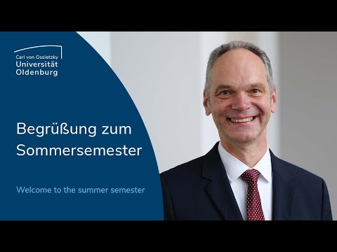 Begrüßung zum Sommersemester | Universität Oldenburg