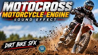 Motocross Motorcycle Engine Sound Effect | Dirt Bike SFX