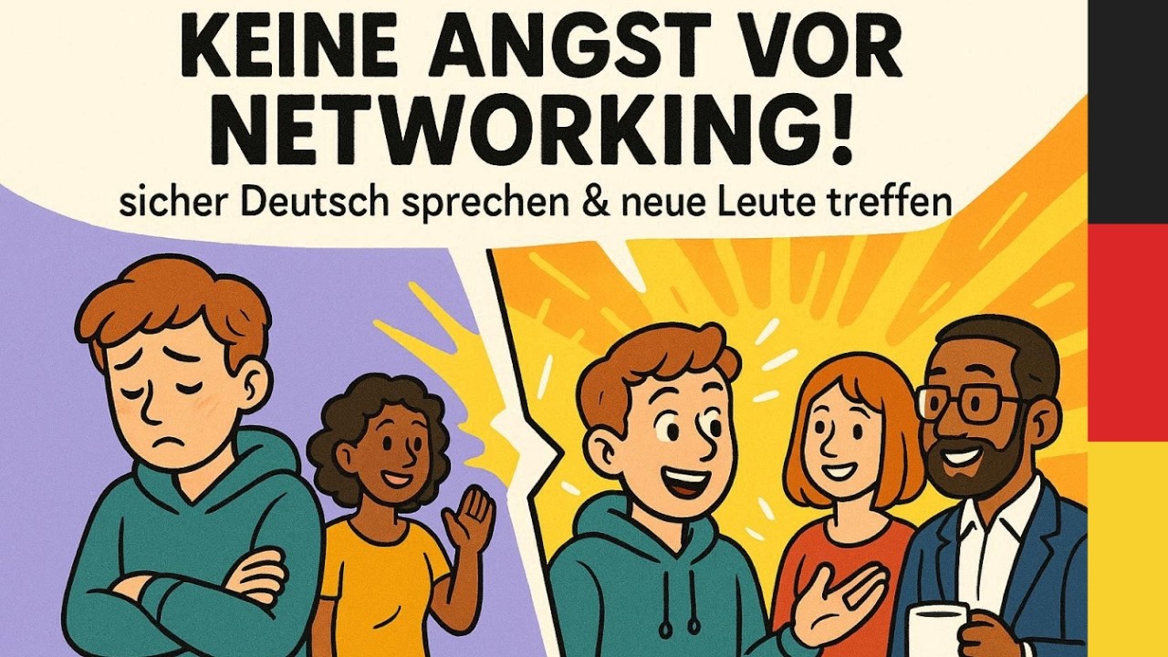 Deutsch Lernen B1-B2-C1 Podcast: Netzwerken in Deutschland – Deutsch im Alltag