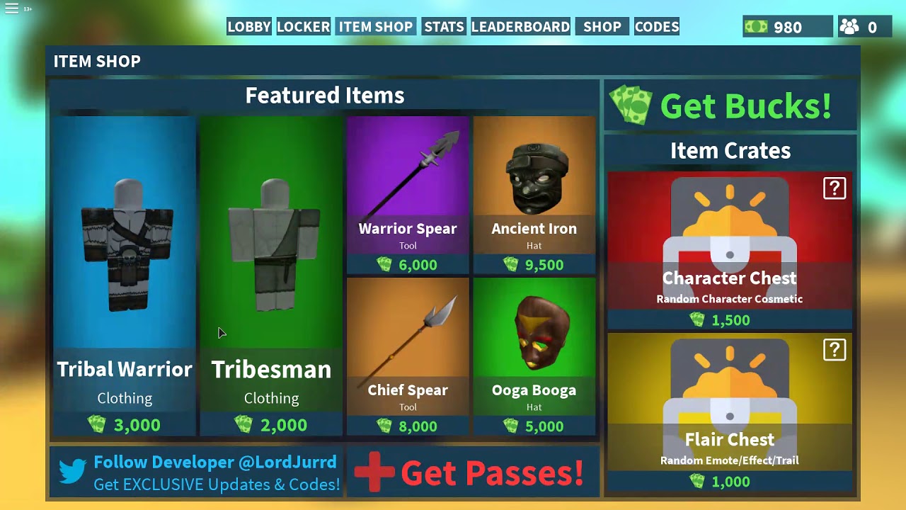 Island Royale code! 1,500!