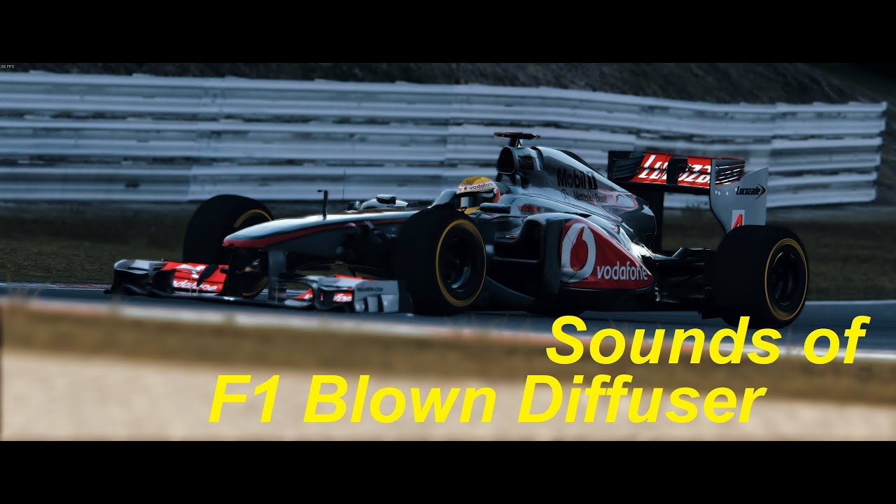 F1 Blown Diffuser Sound Mclaren MP426 2011 F1 Cinematic Assetto