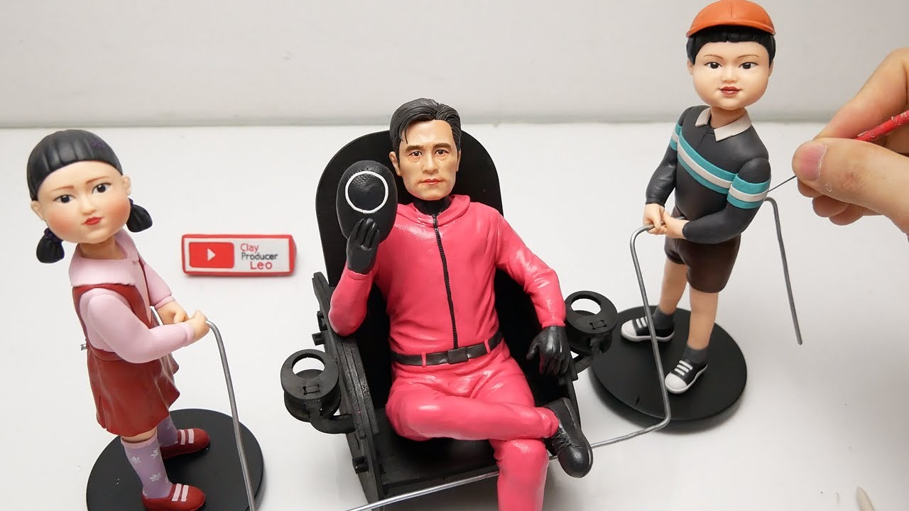 Squid Game 3: Front Manmade from polymer clay | Creality Falcon A1【Clay producer Leo】