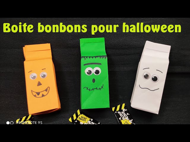 Tuto : Réaliser une boîte bonbon halloween, par Coeur de Beurre