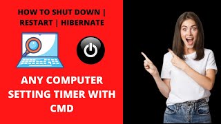 How To Auto Shutdown Restart Hibernate Any Computer With setting timer using CMD BY ALPHA TV Wealth