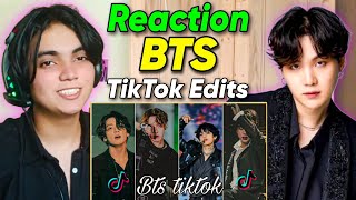 BTS TikTok Edits Compilation Reaction