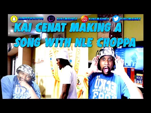 Kai Cenat Making A Song With NLE CHOPPA REACTION!!
