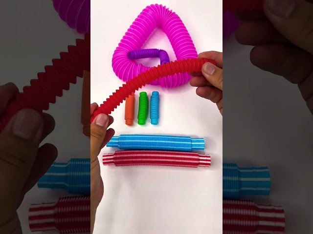 Creating ASMR Style Relaxing Sound POP-TUBE #diy #satisfyingvideos #relaxing #oddasmr #poptubes